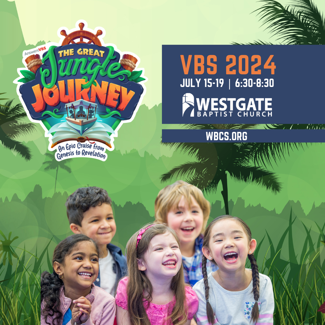 2024 VBS Spartanburg, SC The Great Jungle Journey