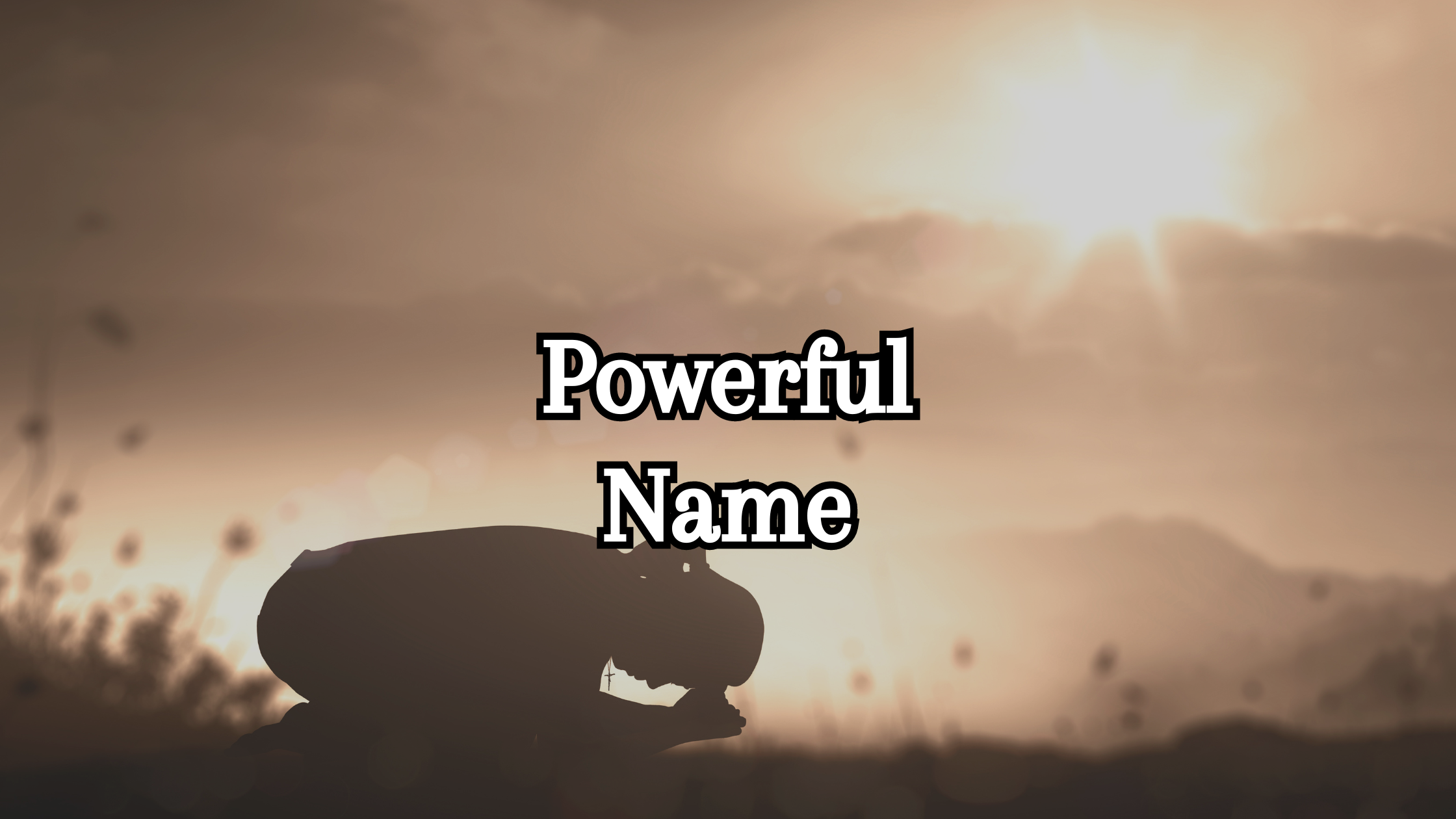 Powerful Name jesus